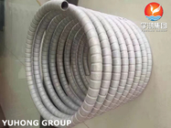 TP304 / TP304L TP316 / TP316L Stainless Steel Corrugated Low Fin Tubes For Heat Exchangers