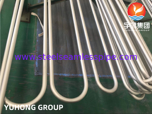 ASTM B444 UNS NO6625 Nickel Alloy Steel Seamless U Bend Tubes for Calderas