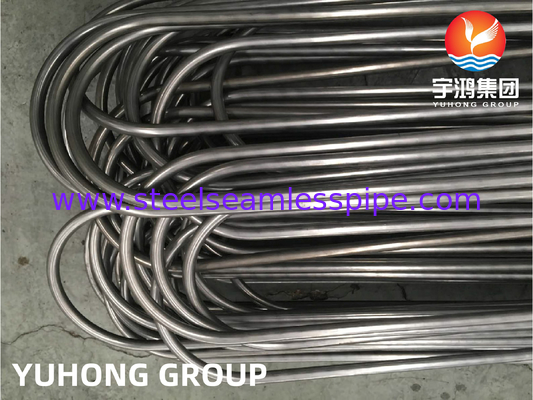 ASME SA213 T9 Carbon Steel Seamless U Bend Heat Exchanger , Oil Tubes