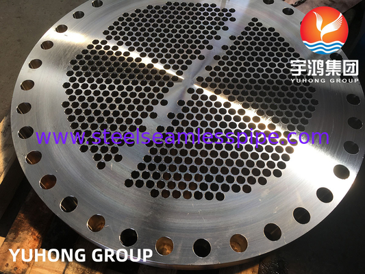 ASME SA182 F316l Tubesheet For Floating Head Exchanger Shell Heat Exchanger