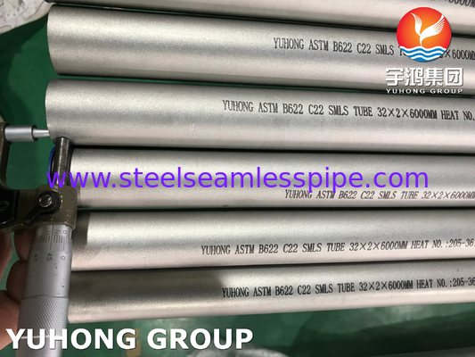 ASME SB622 Hastelloy C22 UNS N06022 DIN 2.4602 Nickel Alloy Steel Tube for Oil and Gas Industry