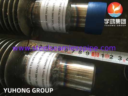 HFW Finned Tube ASTM A213 T12 Alloy Stainless Steel Tube TP304 Fin for Power Plant