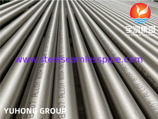 ASTM B407 Alloys 800H ,800HT Seamless High Temperature Oxidation Tubes