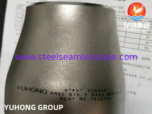 ASTM A403 WP317L-S Stainless Steel Reducer Butt Weld Pipe Fitting B16.9