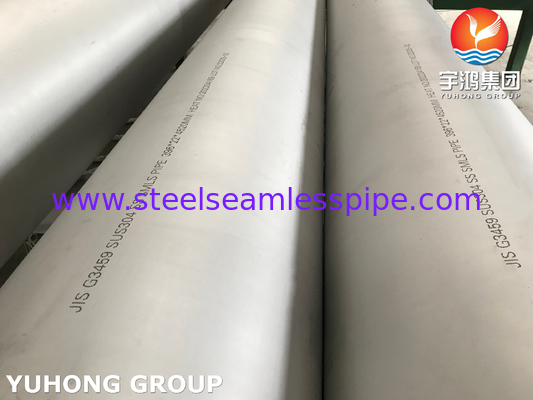 SUS304 Stainless Steel Seamless Pipe for Chemical Processing in JIS G3459 Standard