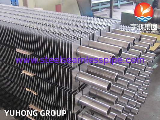 ASTM A192/ ASME SA192, Square Heat Exchanger Fin Tube Of  Waste Heat Recovery Unit