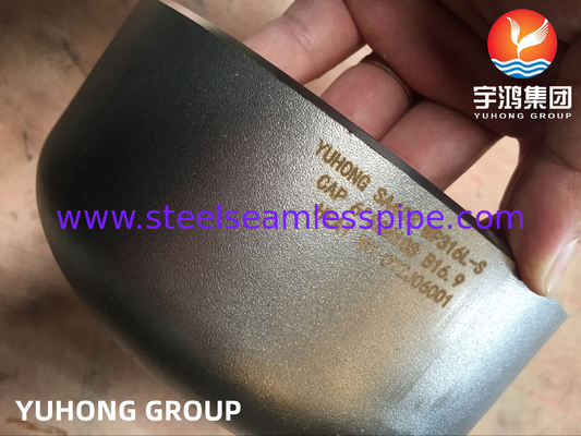 ASTM A403 WP316L-S Stainless Steel Cap Butt Weld Fitting ANSI B16.9