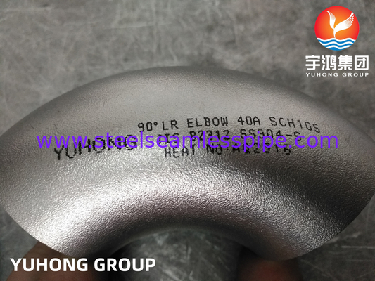 JIS B2312 Standard SS304 Elbow Seamless Pipe Fittings for Water Industry