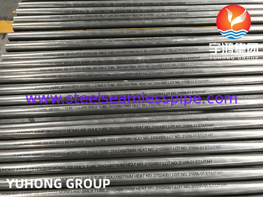 ASTM B163 UNS N04400 Nickel Alloy 400 Seamless Tube Condensador