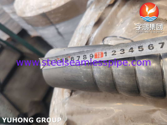 TP304 TP304L TP316 TP316L Stainless Steel Corrugated Fin Tubes For Preheating Devices