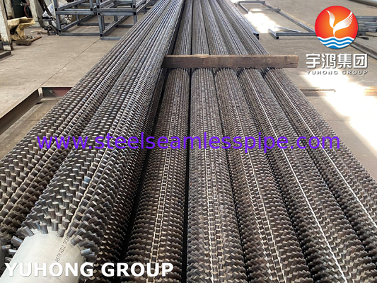 High Frequency Welded Fin Tube TP347 Stainless Steel Tube 11Cr Studed Pin for Boiler