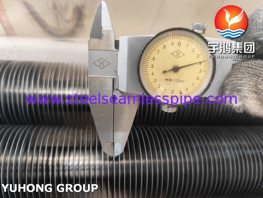 A179 Would Fin Tube L-Shaped AL1060 Fin Carbon Steel Tube Oil Cooler