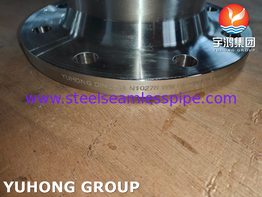 DIN2631 N10276 2.4819 Long Weldneck Flange Raised Face For High Pressure