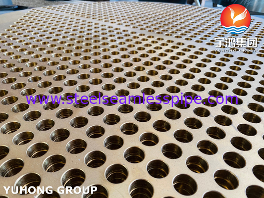 ASME SB171 C71500 Copper Nickel 70/30 Tubesheet For Petrochemical Industry