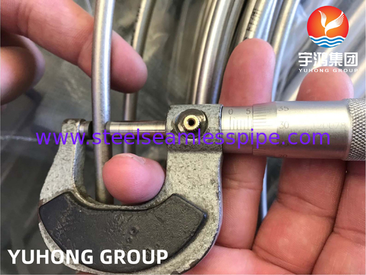 ASTM A269 TP316L Stainless Steel Coiled Tube Bright Annealed for Chemical Injection