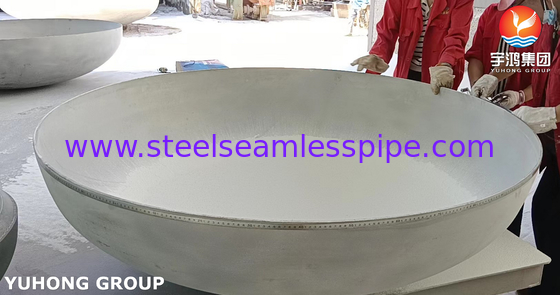 ASME SA240 321 Stainless Steel Elliptical Head Dish End For Pressure Vessel And Heat Exchanger