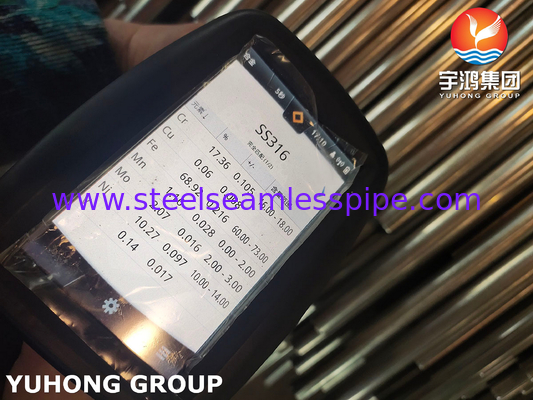 Heat Exchanger Tube ASTM A249 TP316 / TP316L Bright Annealed Stainless Steel Welded Tubes