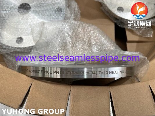 AS4087 F316L Flange For Chemical Processing Industries PN16 PN21 PN35