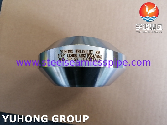 High-Temperature Stainless Steel Fitting ASTM A182 F304 Forged Olet MSS SP-97