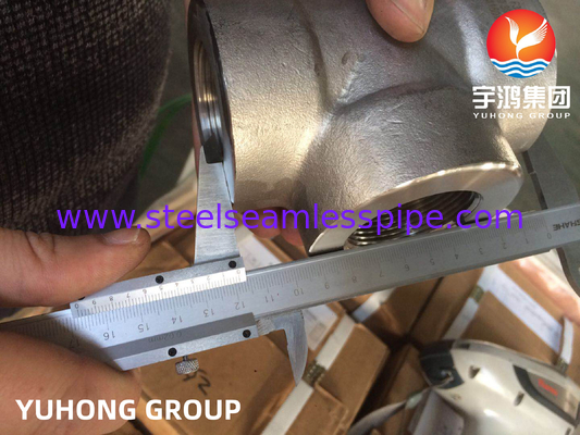 ASTM A182 F304 ASME B16.11 Stainless Steel Elbow Fitting