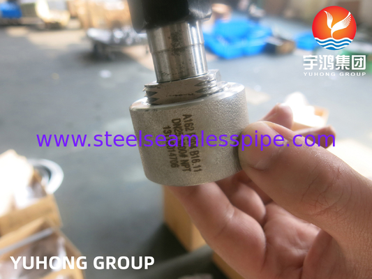 ASTM A182 F304 ASME B16.11 Stainless Steel Elbow Fitting