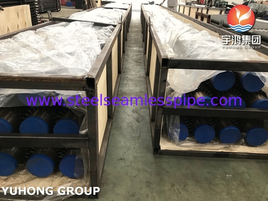 Studed Fin Tube 11-13Cr Alloy Steel Seamless Base Pipe Furnaces