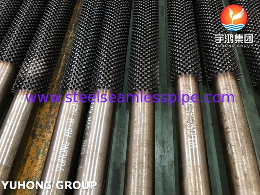 Studed Fin Tube 11-13Cr Alloy Steel Seamless Base Pipe Furnaces