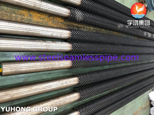 Studed Fin Tube 11-13Cr Alloy Steel Seamless Base Pipe Furnaces