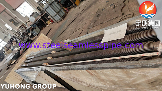 ASME SA335 P9 11CR Alloy Steel Serrated Fin Tube For Heat Transfer
