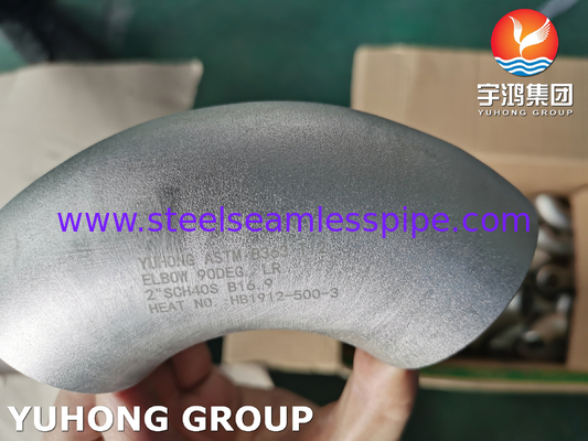 ASTM B363 Ti2 UNS R50400 3.7035 Titanium Alloy Steel Gr.2 Butt Weld Pipe Fittings 90 Deg Lr Elbow Equal Tee