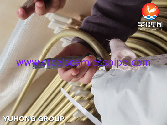 ASTM B111 UNS C68700 Aluminum Brass Tube Seamless U Bend Heat Exchanger Tube