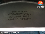 Large Thickness ASTM A403 WP304L Stainless Steel Cap