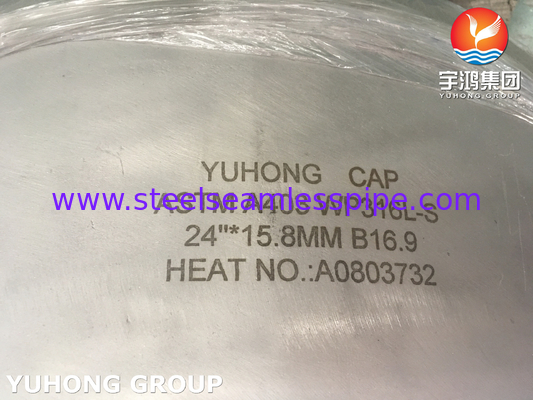 Large Thickness ASTM A403 WP304L Stainless Steel Cap