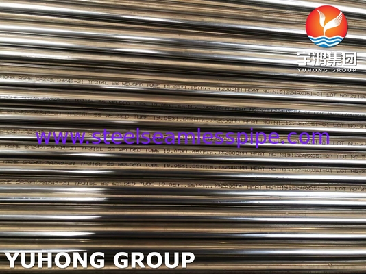 ASTM A249 TP316L Austenitic Stainless Steel Welded Superheater Tubes