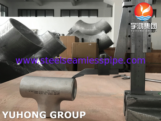 ASTM A403 WP316L Stainless Steel Seamless Buttweld Fittings Equal Tees