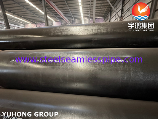 ASTM A53 API 5L Gr.B Black Coating Carbon Steel ERW Pipes For Pipeline Equipments