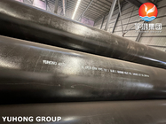 ASTM A53 API 5L Gr.B Black Coating Carbon Steel ERW Pipes For Pipeline Equipments