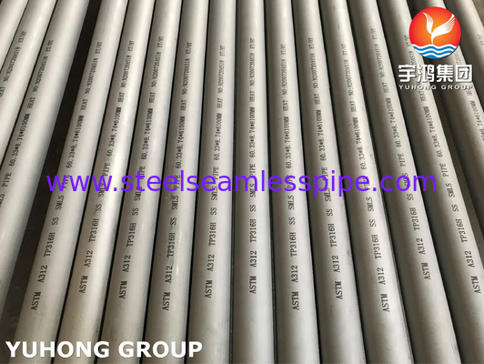 ASTM A312 TP316L Stainless Steel Seamless Pipe  ABS DNV LR BV GL ASME