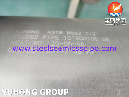 ASTM B862 Ti2 Welded Pipe For Industrial With Excellent Strength