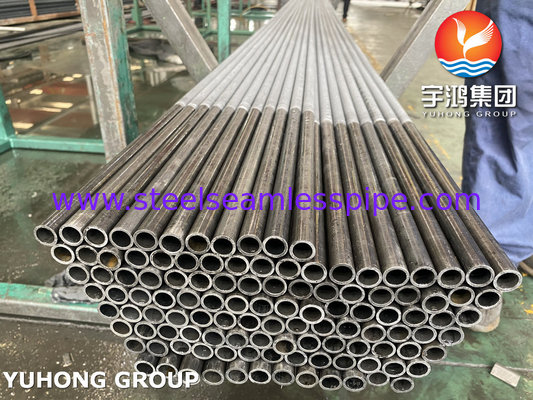 Carbon Steel Low Finned Tube ASTM A179 Heat Exchanger Tube NDT HT, ECT