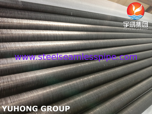 Embedded G Type Finned Tube ASTM B163 UNS N04400 Nickel Alloy Tube With Aluminum Fins