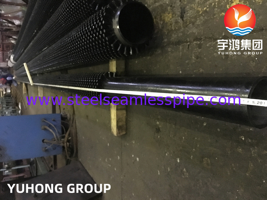 ASME SA335 P9  Alloy Steel Pipe  With 13 Cr SS410 Steam Reforming Furnace Studded Tube