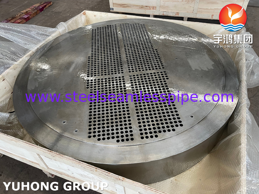 ASME SA336 F5  Tube Sheet For Heat Exchanger Application , 100% PT And UT