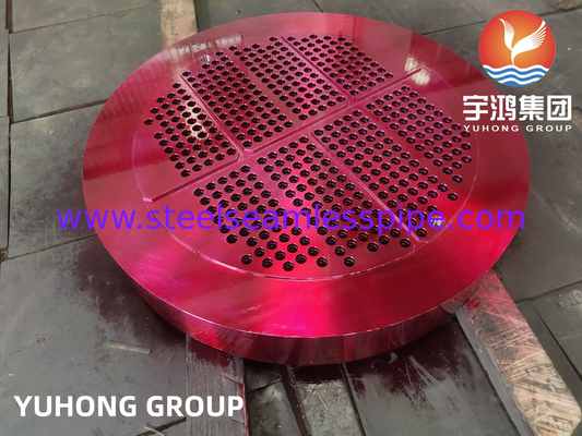 ASME SA182 F304 UNS S30400 Stainless Steel Heat Exchanger Tubesheet of Tube Bundle