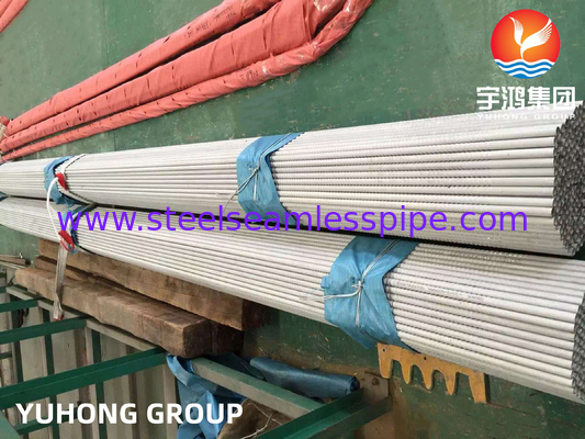 ASTM A213 304L 1.4306 Stainless Steel Corrugated Finned Tube Pickled Heat Exchanger Tube