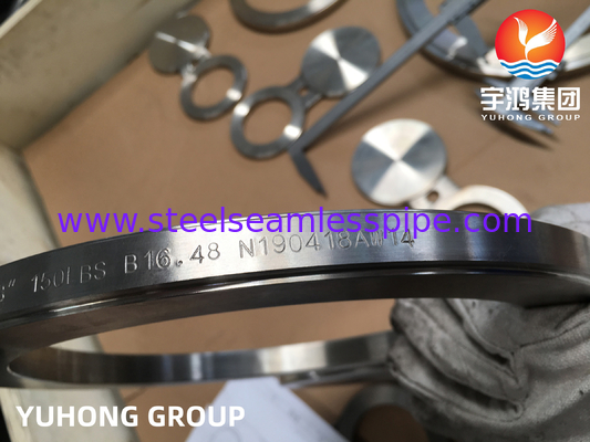 Spectacle Blind Flange, ASTM A182 F316L Stainless Steel Figure 8 Flange, RF ASME B16.48