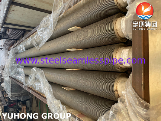 ASTM A376 TP347H S34709 Stainless Steel High Frequency Welded Spiral Fin Tube