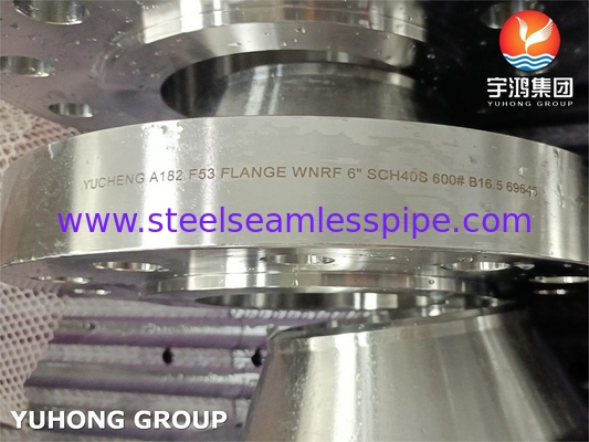 ASTM A182 F53, UNS S32750, 1.4410 Super Duplex Stainless Steel Weld Neck Flange RF B16.5