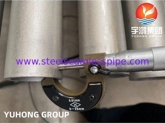 Boiler Tube Nickel Alloy ASTM B407 Alloy 800 800H 800HT for Tube bundle Application