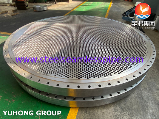1.4541 Tube Plate EN10028-7 Forged Tubesheet For Heat Exchanger
